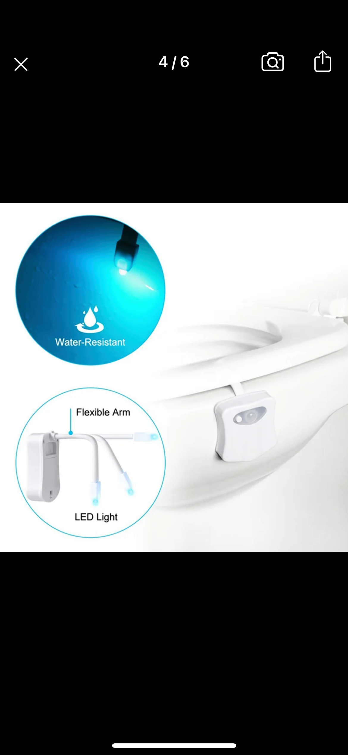 motion sensor toilet seat nightlight