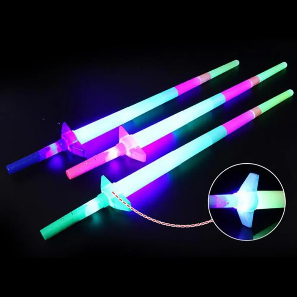 4 Section Extendable LED Glow Sword