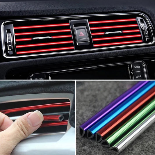 10Pcs 20cm Car Air Conditioner Outlet Decorative