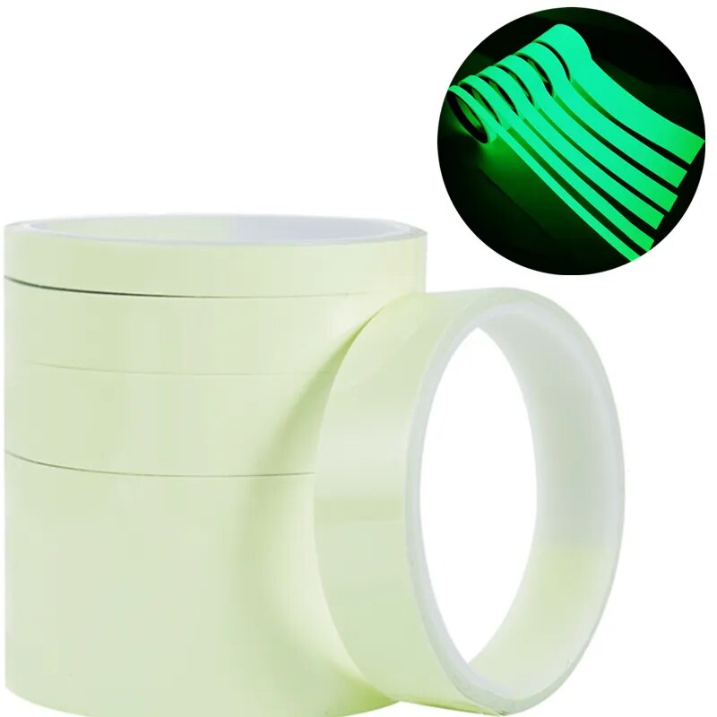 Luminous Tape 3m/5m Dark Green Self-adhesive Tape Night Vision Glow