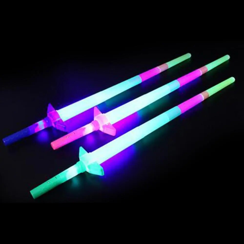 4 Section Extendable LED Glow Sword